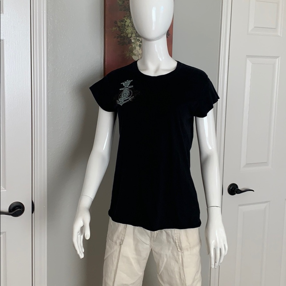 COPY - JWLA by Johnny Was Top black w/ embroidery…